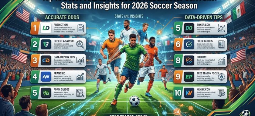 Top 10 Best Football Prediction Websites for USA Fans: Stats and Insights for 2026 Soccer Season